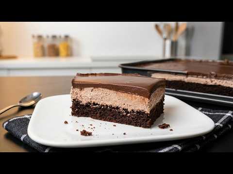La torta al cioccolato più veloce di sempre! Senza uova e pronta in pochi minuti! thumbnail
