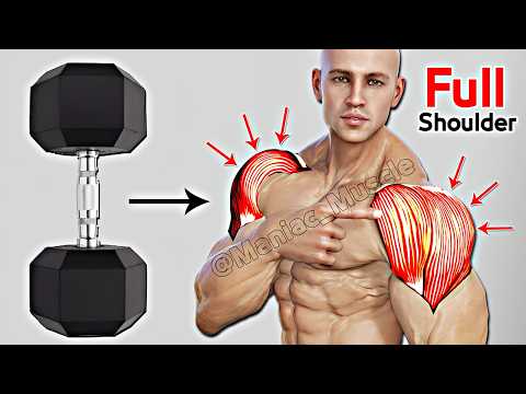 9 BEST Shoulders WORKOUT WITH DUMBBELLS ONLY 🎯 thumbnail