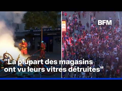 890 interpellés, 219 blessés ... Une nuit de chaos après le sacre du PSG thumbnail
