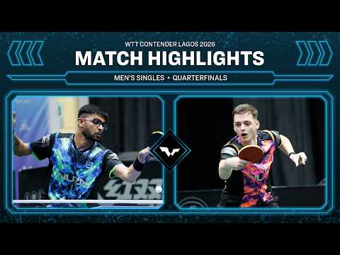 Manush Shah vs Thibault Poret  | MS QF | #WTTLagos 2026 thumbnail