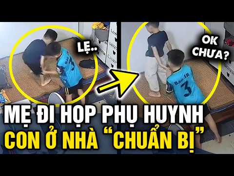 Biết ba mẹ ĐI HỌP PHỤ HUYNH sắp về, 2 anh em chuẩn bị CHU ĐÁO cho đỡ ê mông | Tin 3 Phút thumbnail