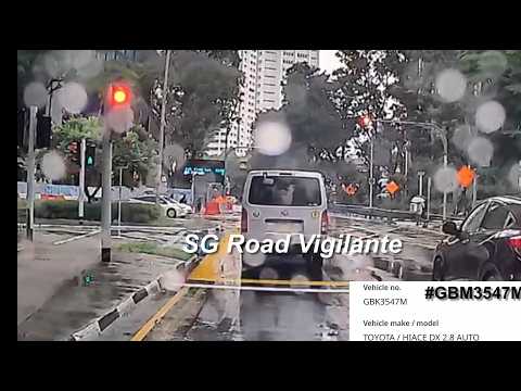 18may2026 cantonment road #GBK3547M toyota hiace fail to conform to red light signal thumbnail