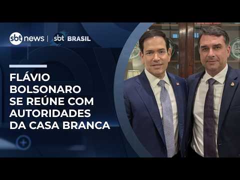 Após encontro com Trump, Flávio Bolsonaro se reúne com J.D Vance e Marco Rubio | #SBTBrasil thumbnail