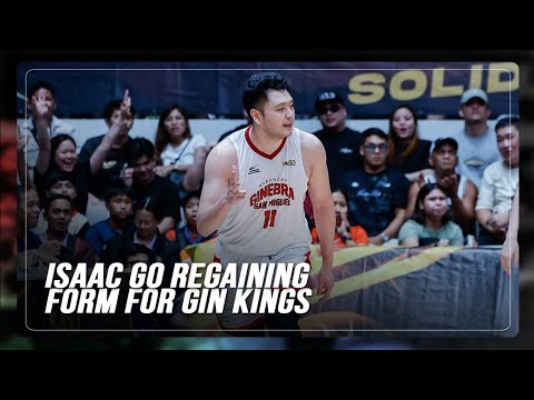 PBA: Isaac Go finding rhythm at the right time for Ginebra | ABS-CBN News thumbnail