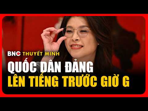 Thuyết minh: Chủ tịch Quốc dân đảng Trịnh Lệ Văn phát thông điệp gây tranh cãi trước ngày sang Mỹ thumbnail
