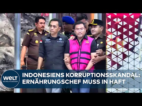 KORRUPTION: Indonesiens Chef der Gratis-Mahlzeiten-Behörde nach Entlassung wegen Betrugs verhaftet thumbnail