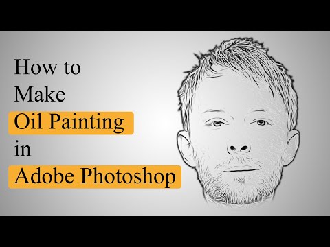 how to paint oil painting in Adobe Photoshop thumbnail