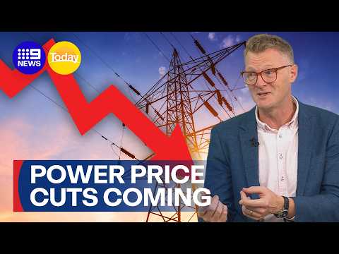 Power prices set to drop | 9 News Australia thumbnail