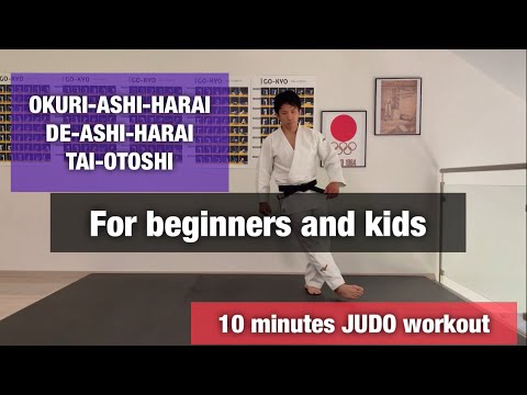 "For beginners and kids" 10 minutes JUDO workout thumbnail
