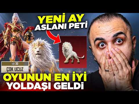 30 UC OYUNUN GELMİŞ GEÇMİŞ EN İYİ PETİ GELDİ!! YENİ AY ASLANI YOLDAŞ 😱 PUBG Mobile thumbnail