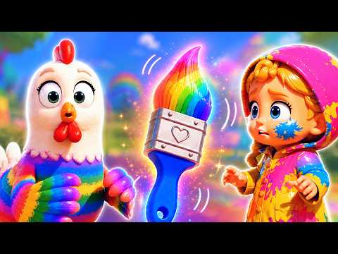 The Magic Paintbrush Goes Crazy! 🎨🌈✨ | Fun Kids Song by Doggy Doggy Cartoons thumbnail