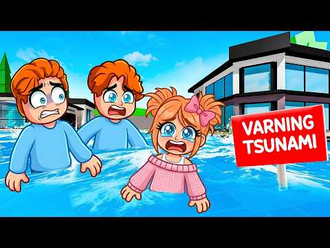 VI ÖVERLEVDE EN TSUNAMI.. (Roblox) thumbnail
