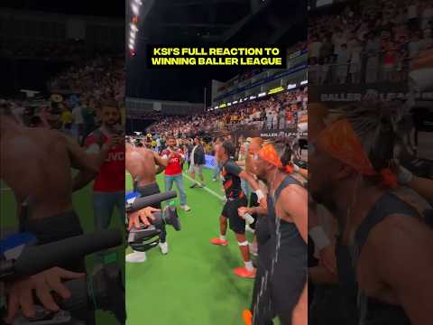 KSI's Full Reaction To Winning Baller League thumbnail