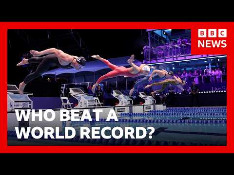 Who beat a world record at the Enhanced Games? | BBC News thumbnail