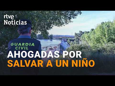 DOS MUJERES MUEREN al SALVAR a un NIÑO que se AHOGABA en una PRESA de PALENCIA | RTVE Noticias thumbnail