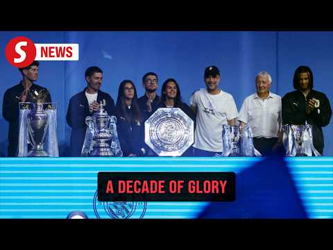 Guardiola farewell turns Man City parade into celebration tinged with heartache thumbnail