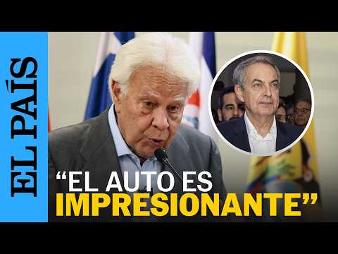 ZAPATERO | Felipe González se pronuncia sobre la imputación en 'caso Plus Ultra: "Lo siento mucho" thumbnail