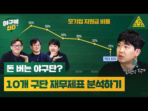 KBO 구단들은 모기업 없이 생존할 수 있을까? 본격 10개 구단 재무제표 분석✔️ | 야구에산다 194구 thumbnail