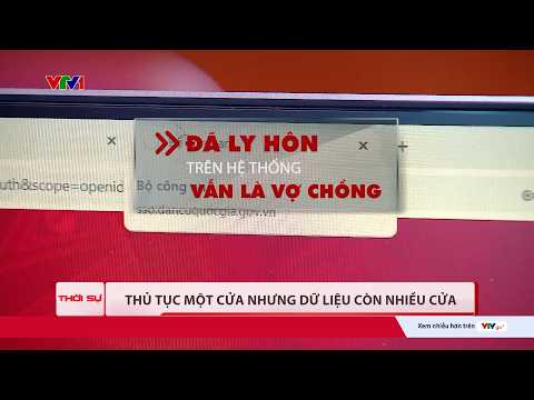 Thủ tục một cửa nhưng dữ liệu còn nhiều cửa | VTV24 thumbnail