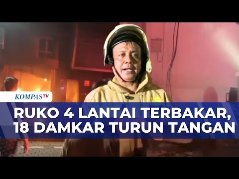 Api Disertai Letupan Hanguskan Ruko 4 Lantai di Mampang, 18 Unit Damkar Dikerahkan | KOMPAS PAGI thumbnail