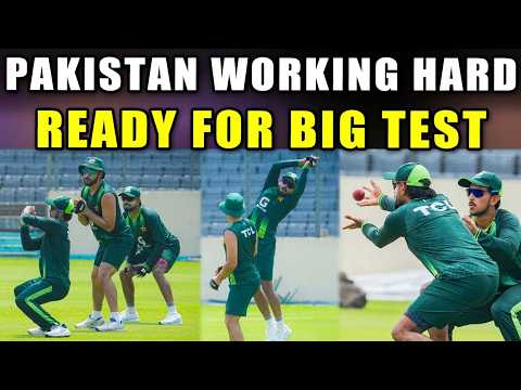 Pakistan Team Intense Catching Practice Ahead of 1st Test vs Bangladesh thumbnail