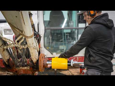 Broken Excavator Pin & Bushing Repair | Boeing 737-800 Side Task thumbnail