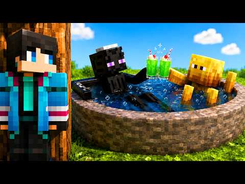 プレイヤーがいない間にマイクラのMOBは何をしているのか？【 マイクラ / マインクラフト 】 thumbnail