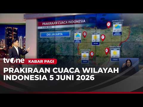 Cuaca Cerah Diprediksi Hiasi Jakarta pada Hari Ini | Kabar Pagi thumbnail