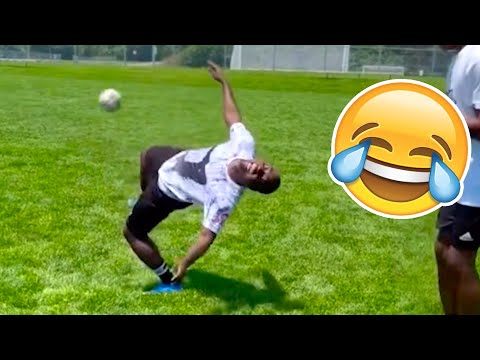 FUNNY FOOTBALL MOMENTS, SKILLS & GOALS #40 thumbnail