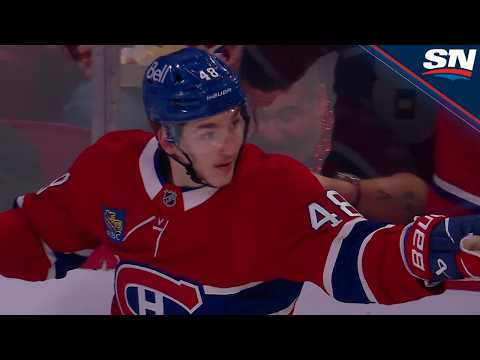 Lane Hutson Works Give-And-Go With Cole Caufield To Score Power-Play Goal thumbnail