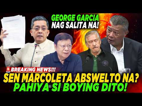 GOOD NEWS! KASO NI BOYING KAY SEN MARCOLETA BASURA? GEORGE GARCIA NAG SALITA NA! thumbnail
