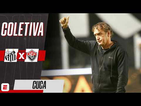 COLETIVA SANTOS: CUCA FALA DA VILA BELMIRO APÓS JOGO CONTRA O VITÓRIA thumbnail