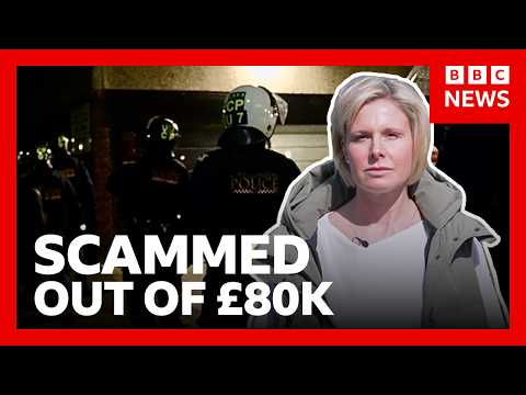 Behind the scenes of an operation targeting online scammers | BBC News thumbnail