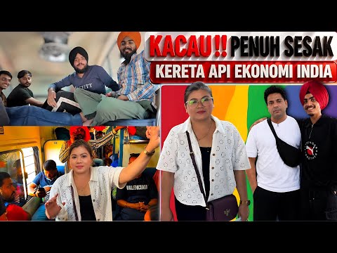 KACAU‼️Penuh Sesak Perjuangan Naik Kereta Api Di India thumbnail