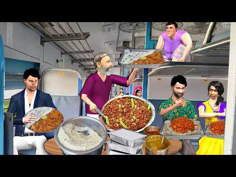 Train Me Garib Grandpa ka Chole Chawal Street Food Hindi Kahaniya Moral Stories New Comedy Video thumbnail