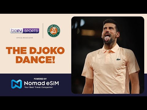 Novak Djokovic hard launches his new victory dance! | Roland-Garros 2026 | Moments thumbnail