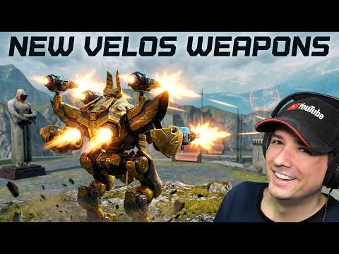 NEW VELOS Guns on AMMIT are INSANE! War Robots thumbnail