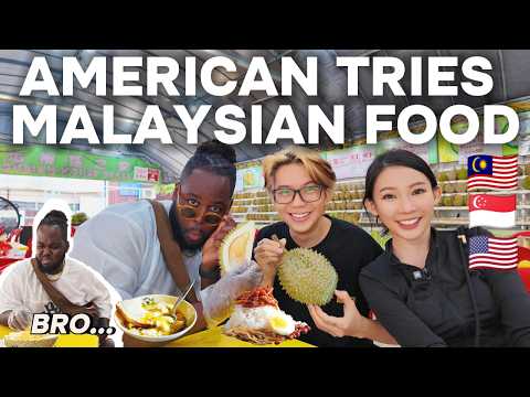 We took an American to try KL's BEST Nasi Lemak & Durian! 🇲🇾🇺🇸🇸🇬 thumbnail