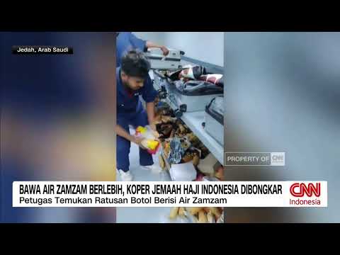 Bawa Air Zamzam Berlebih, Koper Jemaah Haji Indonesia Dibongkar thumbnail