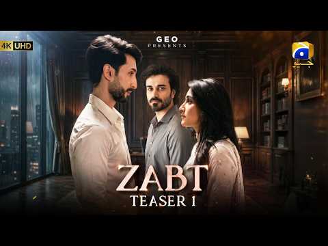 Zabt | Teaser 1 | Ft. Sachal Afzal, Zoha Tauqeer, Daniyal Khan | Har Pal Geo thumbnail