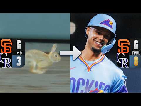 FULL 5-RUN COMEBACK: Ezequiel Tovar hits walk-off homer for the Rockies! 🐰 | MLB Highlights thumbnail