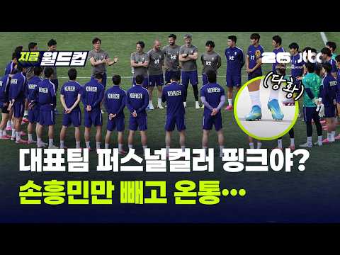 대표팀 축구화 퍼스널 컬러는 '핑크'?…손흥민·황인범만 튄다｜지금 월드컵 thumbnail