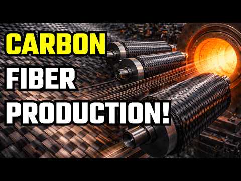 How Is Carbon Fiber Made – Carbon Fiber Manufacturing Process, PAN Carbonization, Graphite Structure thumbnail