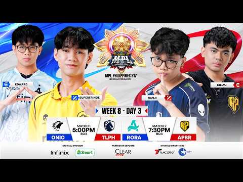 ? LIVE | MPL PH S17 | FILIPINO - Week 8 Day 3 thumbnail