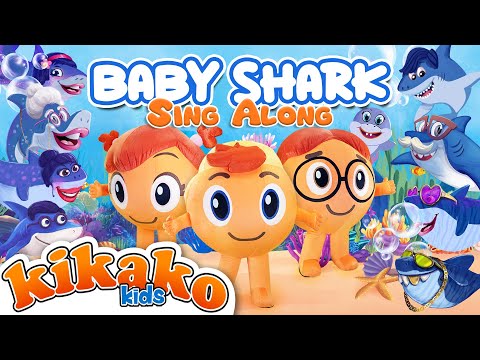 Baby Shark - KiKaKo Kids | #SingAlong #NurseryRhymes #BabyShark thumbnail