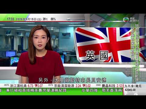 無綫TVB六點半新聞報道｜據報英國大曼徹斯特市長擬參選工黨黨魁 曾三度當選市長改善地區交通｜所羅門群島反對派領袖當選總理 分析認為所方對華政策將更透明｜澳洲新州政府擬擴大虛擬學院項目至涵蓋公立學校｜ thumbnail