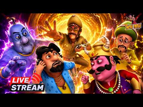 🛑 LIVE - Non Stop Motu - Patlu | मोटू पतलू |  #motupatlu #motupatlukijodi #motupatlucartoon thumbnail