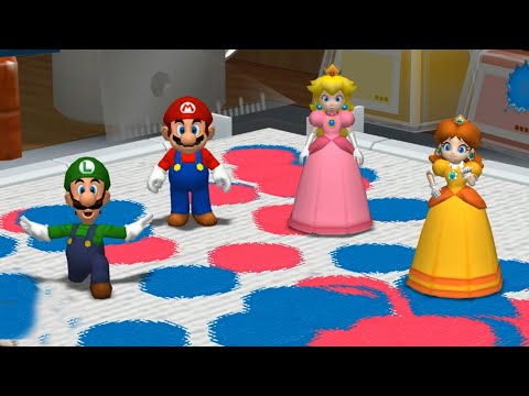 Mario Party 8  - All Minigames FUNNY -  Mario vs Peach vs Luigi vs Daisy   ( Master CPU ) thumbnail