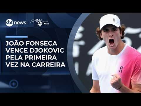 João Fonseca vence Djokovic e avança em Roland Garros | #JornaldoSBTNews thumbnail