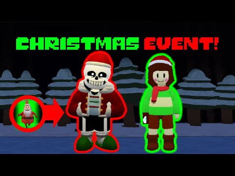 Completing 100% of the New Christmas Event in Undertale Last Corridor: Nexus! | Roblox thumbnail